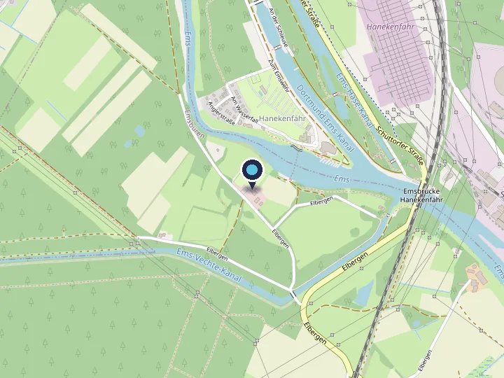 Karte: feinsauber e.K., Elbergen 1, 48488 Emsbüren, im Ortsteil Elbergen an der Ems